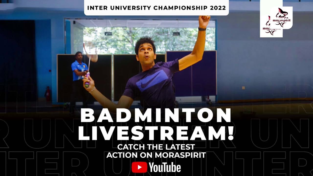 Inter university games Badminton Live