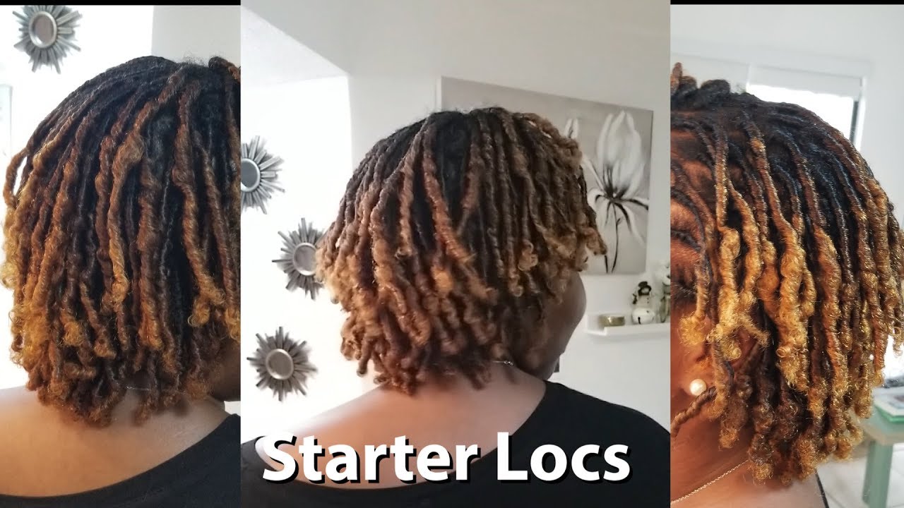 Starter Locs On Curly Natural Hair : Loc Journey Vlog - Youtube