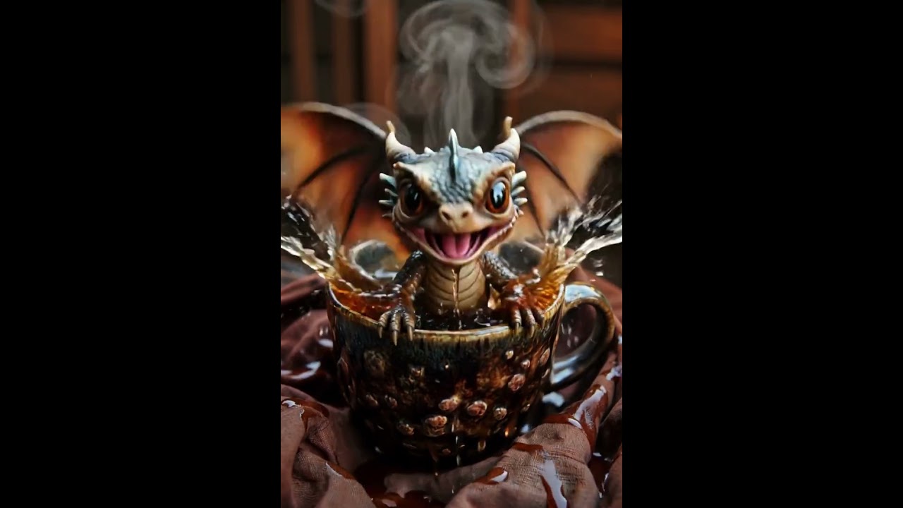 Surprise! 🐉☕️ #coffee