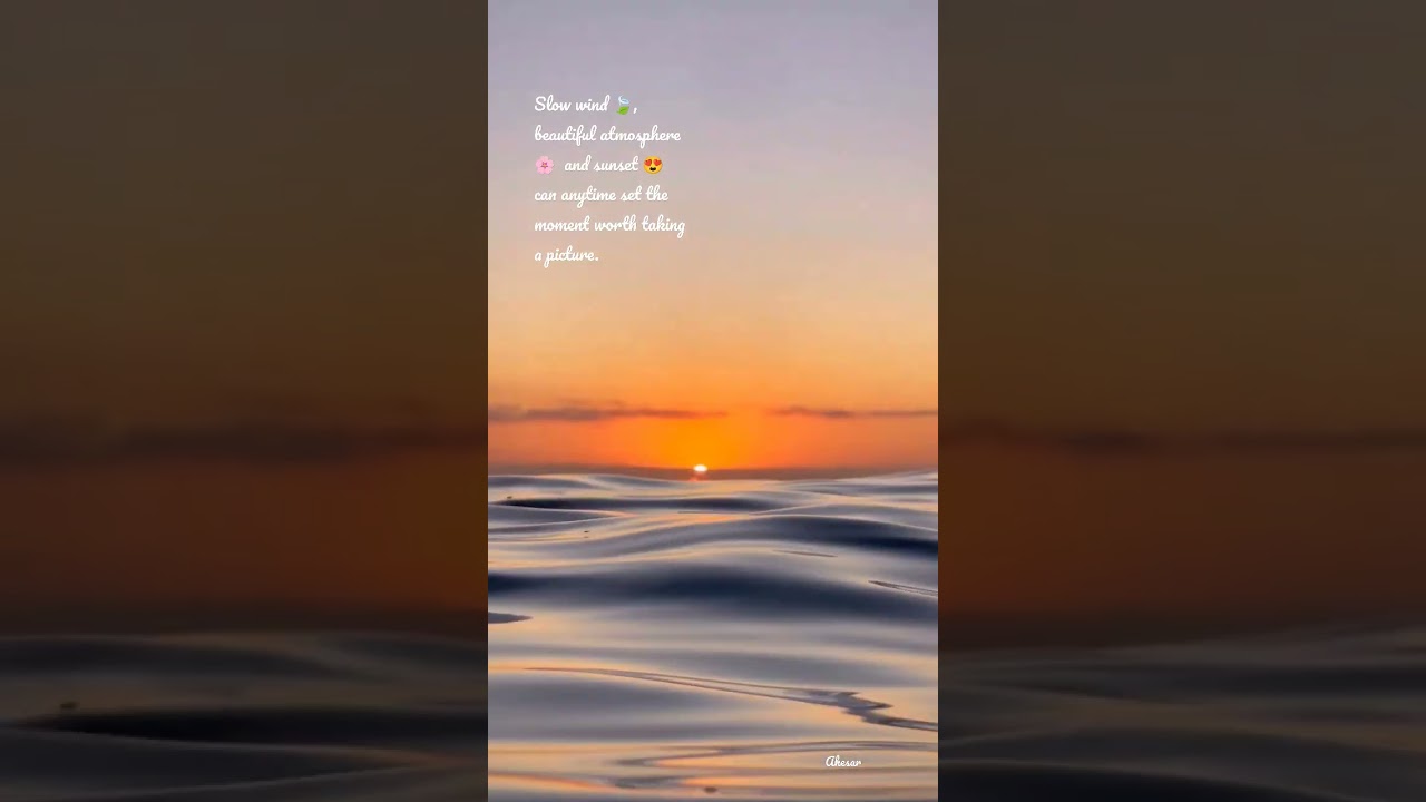 Slow wind 🍃, beautiful atmosphere 🌸  and sunset 😍  can anytime set the moment worth taking a picture
