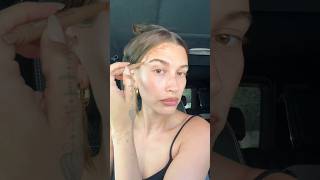 The easiest &amp; fastest makeup routine ft Hailey Bieber &amp; @rhode ♥️  #rhodeskin #easymakeup