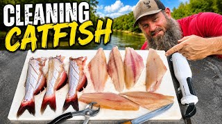 Catfish Cleaning Challenge Fillet Knife vs Old-School Skinning Who s Faster