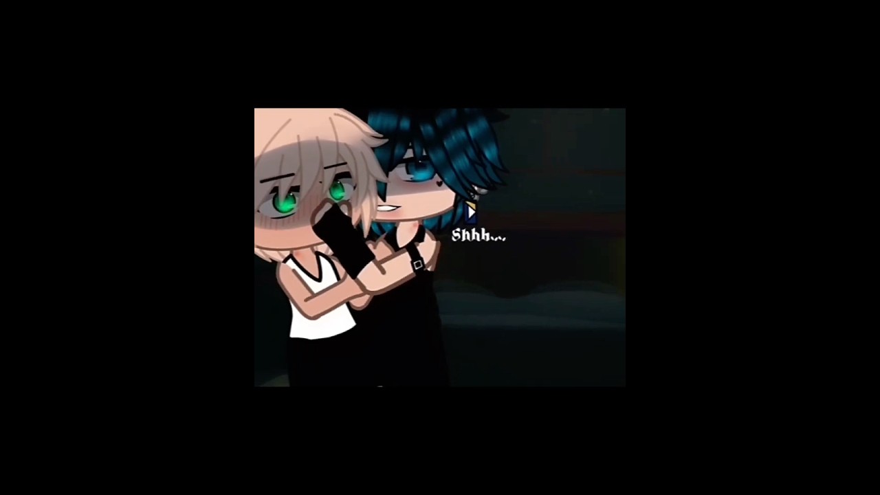 Shhh 🤫😚😏| Lukadrien Luka x Adrien Gacha Club MLB meme