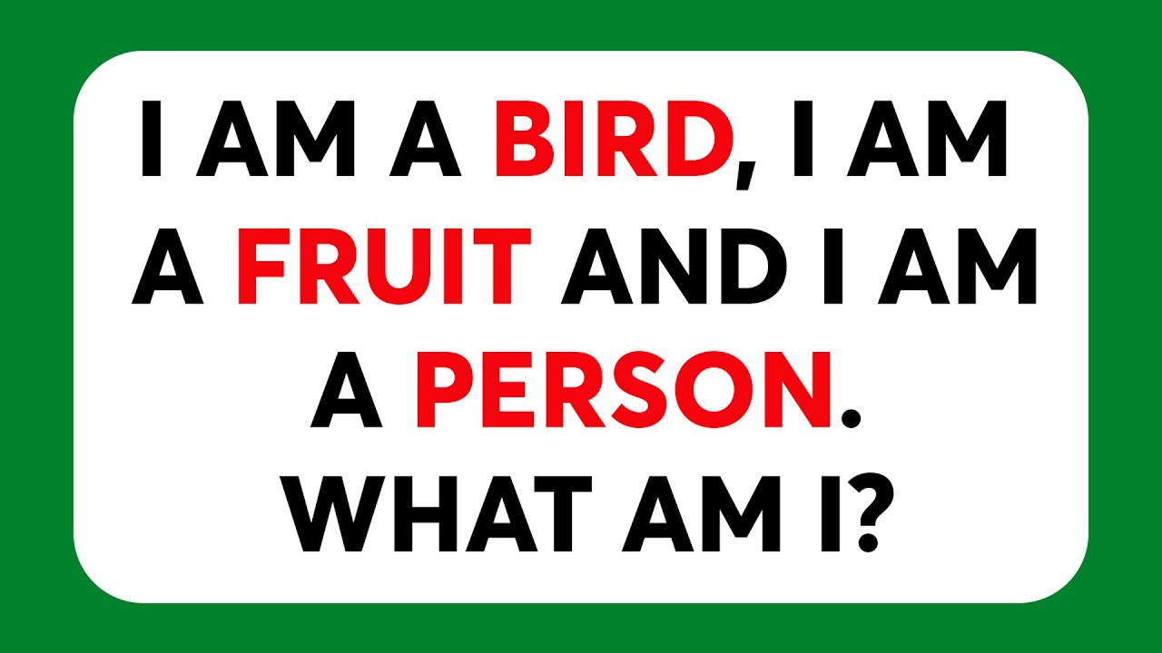 Only a Genius Can Solve These Riddles ๐งฉ 60 Tricky Riddles That'll ...
