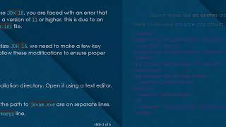 How to Configure Eclipse 2020-09 to Use JDK 15 with Existing JDK 1.8 Environment