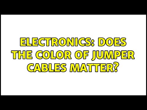 Do Jumper Cable Colors Matter