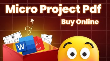 How to Download the MSBTE Micro Project Pdf