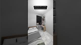 Desain kamar sempit ukuran 3x2,5 meter