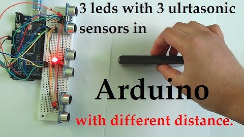 Multiple ultrasonic sensors at once  (Arduino)