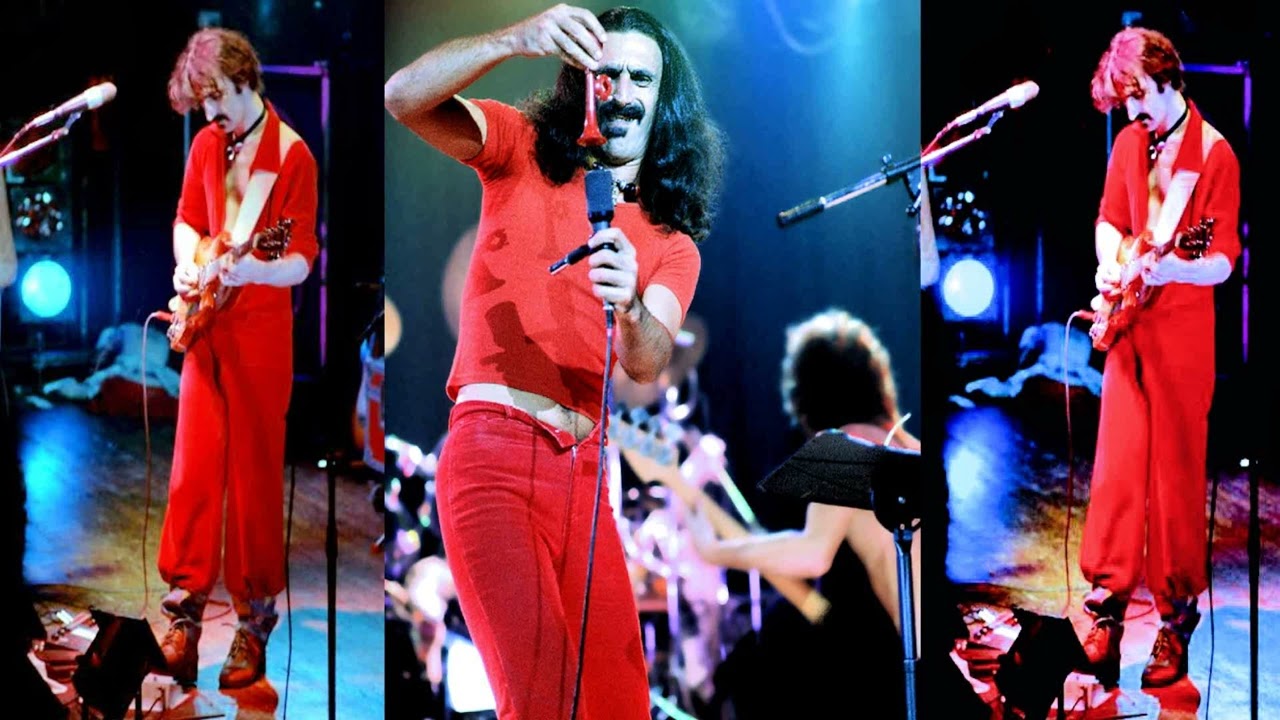 Frank Zappa 1976 Black Napkins with Lady Bianca Leroy Theater