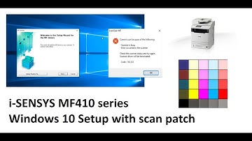 How to fix Canon MF410 or other models - scanner does not work in Win10 - SEE LINK IN DESCRIPTION