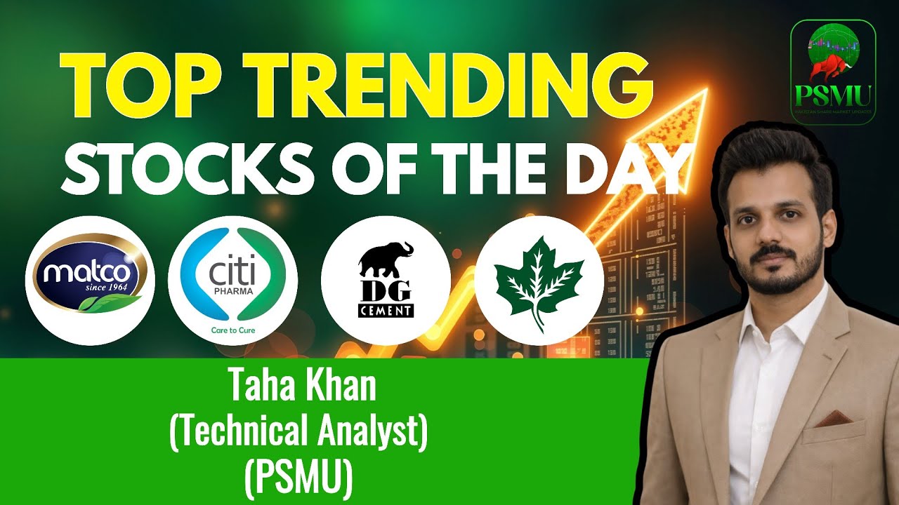 Top Trending Stocks Of The Day | Taha Khan | Technical Analyst | 21 Jan | PSMU