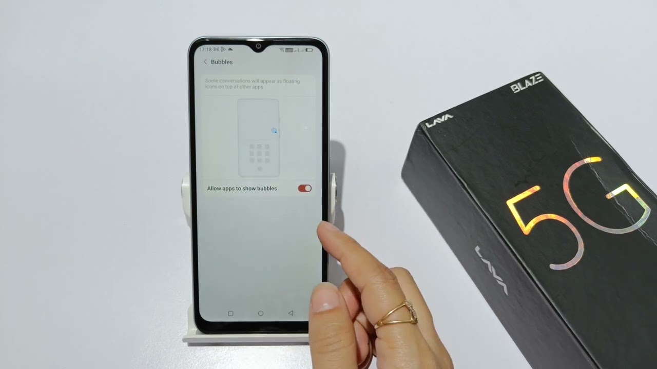 How to turn off notification bubbles in lava blaze 5G | Lava blaze pro notification pop up setting