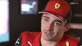 Charles Leclerc post-race interview | 2022 Abu Dhabi Grand Prix
