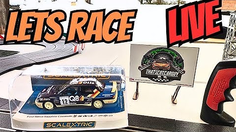 digital slot car racing live, Sunday edition