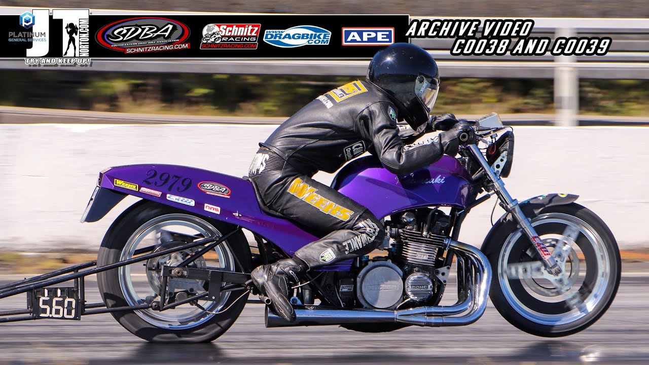 SDBA Motorcycle Drag Racing Archive VideoS C0038 AND C0039 - YouTube