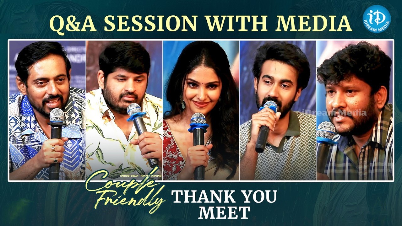 Couple Friendly Celebrating Love Thank You Meet LIVE | Santosh Soban | Manasa Varanasi | iDream