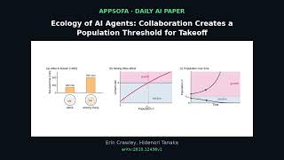 Ecology of AI Agents: Collaboration Creates a Population Threshold for Takeoff