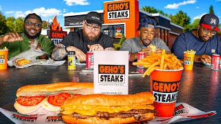 We Tried Geno’s Cheesesteaks for the First Time!!