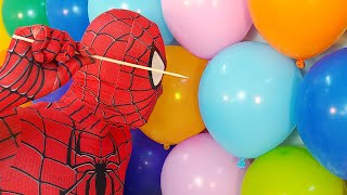 Spider Man Popping Balloons #3