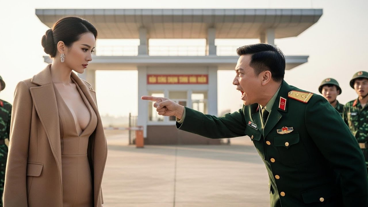 Đồ Ranh Con? Đại Tá Lăng Mạ Phụ Nữ Ở Cổng Căn Cứ, Không Biết Đó Là Trung Tướng Thanh Tra Quân Đội