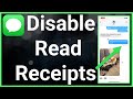 Easily Disable Read Receipts on Your iPhone 📱