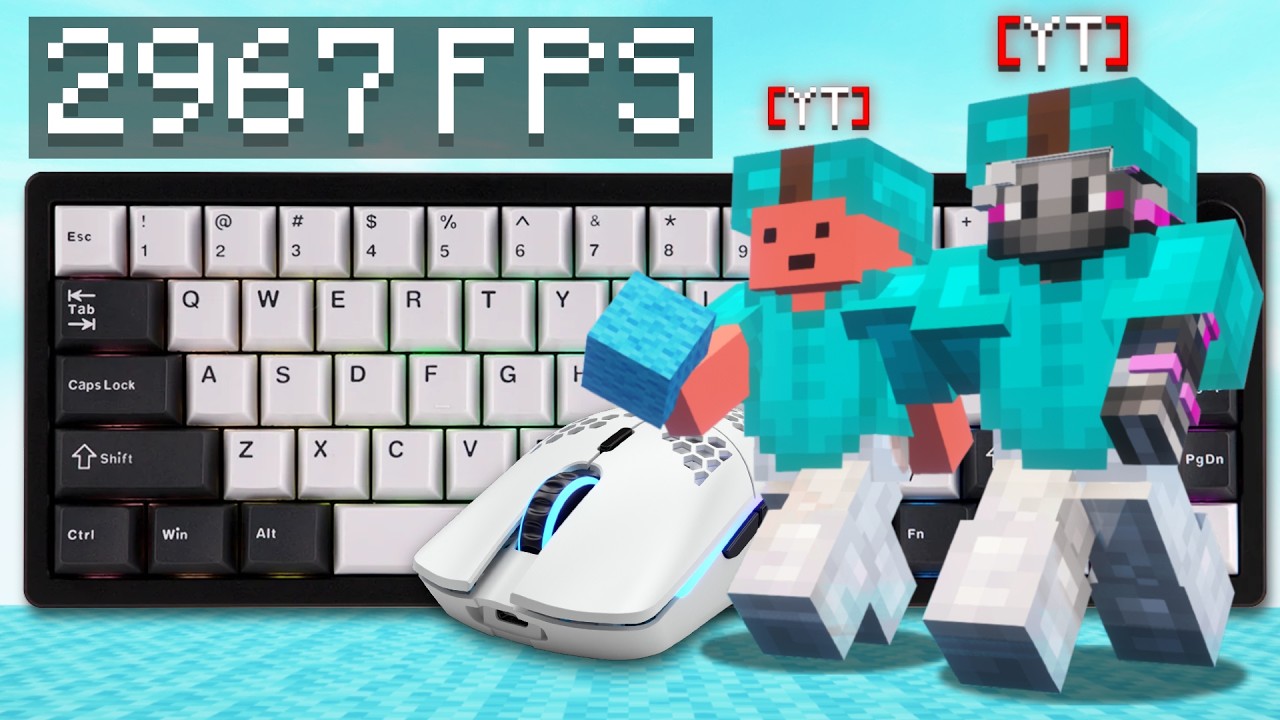 Bedwars ASMR Keyboard & Mouse Sounds (ft. yFury) | Hypixel Bedwars