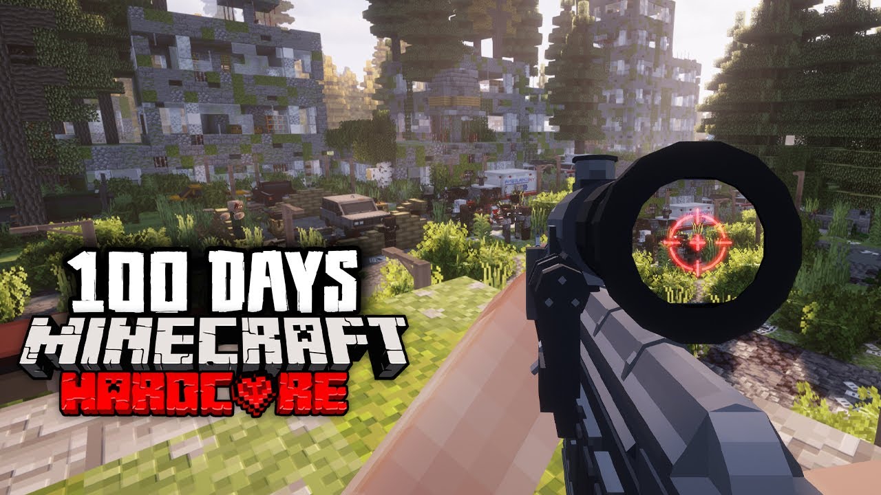 I Spent 100 Days in a SCP Containment Zone in Minecraft Hardcore