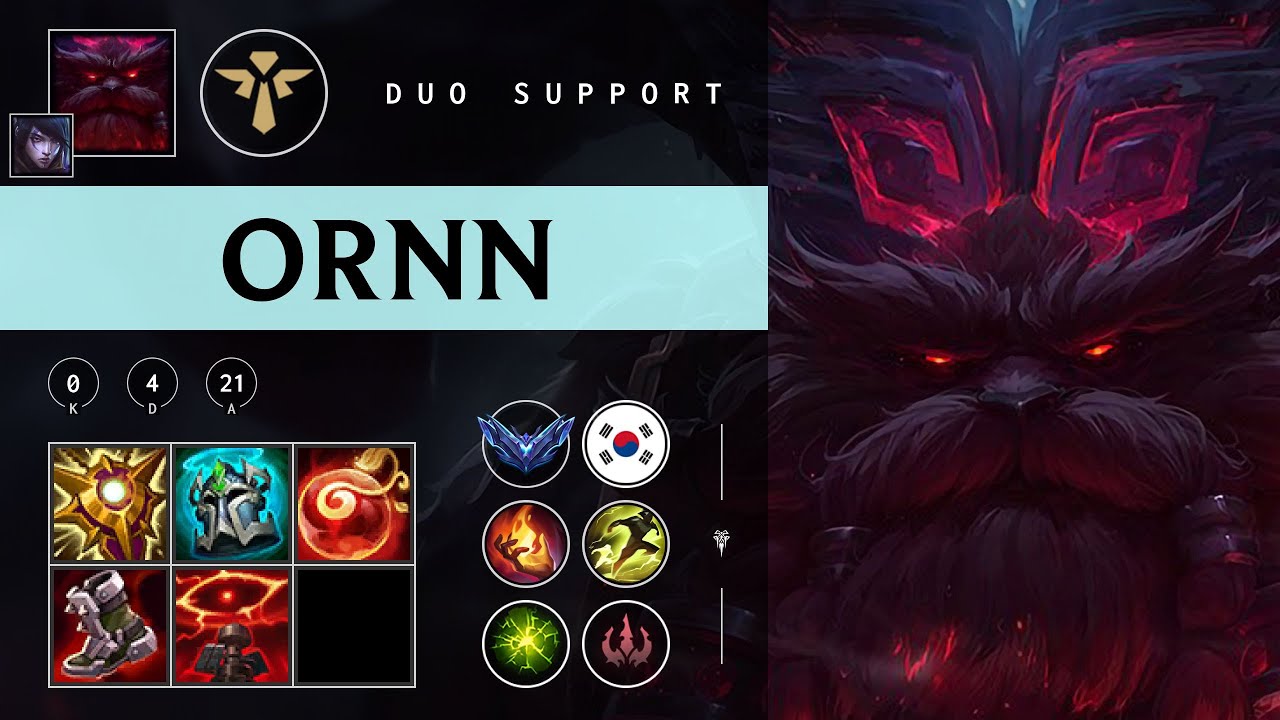 Ornn Support vs Thresh - KR Diamond Patch 25.22