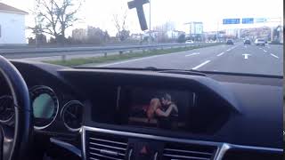 Mercedes E class W212 Video in motion