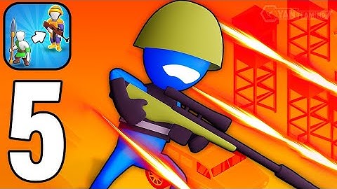 Army Evolution: Clash Of Ages - Gameplay Walkthrough Part 5 Stick war army commander (Android,iOS)