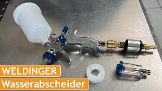 Weldinger Druckluftfilter Wasserabscheider Für Lackierpistole Sauber Lackieren Leicht Gemacht