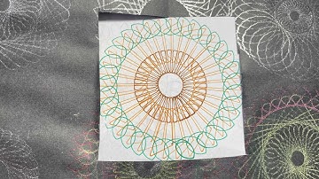 Spirograph | Ruler Beautiful Design | Geometric ASMR Satisfying video #spirograph #design