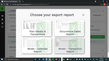6.0 - Exporting Reports