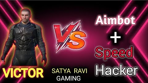 Victor V/S Aimbot + Speed Hacker 😱 Who Will Win 👍 SATYA RAVI GAMING 👍 #bgmi