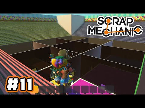 ÉPÍTSÜNK HATALMAS ARÉNÁT! 🏟️ - Scrap Mechanic