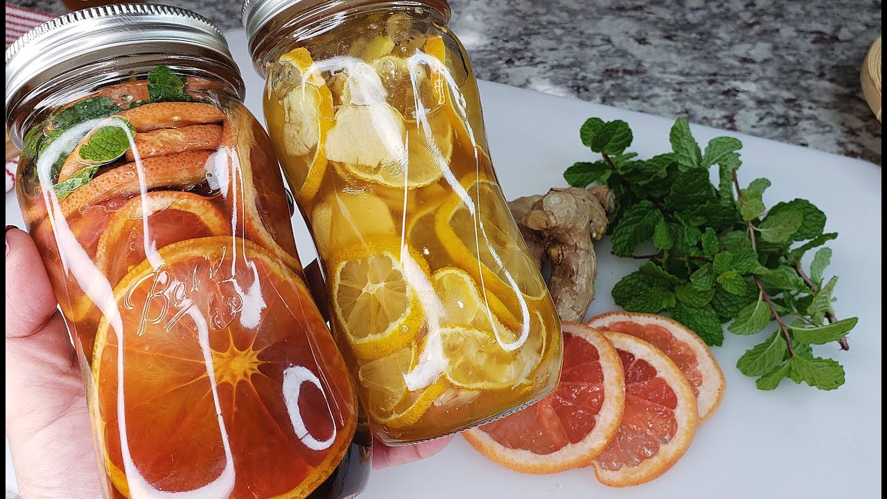 HONEY CITRUS PRESERVE Honey Lemon Ginger Tea Grapefruit Mint Honey Tea YouTube