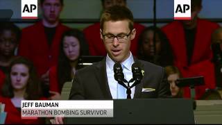 Survivors, first responders and family members of those killed came together Tuesday to mark the ann