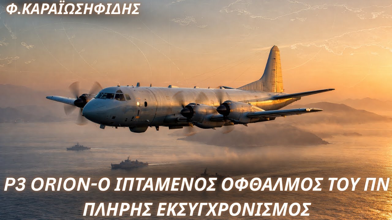 Φαίδων Καραϊωσηφίδης: P3 Orion- Ο ιπτάμενος οφθαλμός του Πολεμικού Ναυτικού-Πλήρης Εκσυγχρονισμός