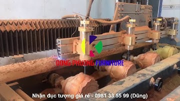 Điêu khắc tượng gỗ số lượng lớn, giá rẻ ở Đồng Nai