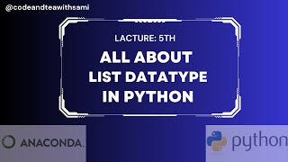 All about lists and list functions from intro to advance in python|python tutorial |lacture#5