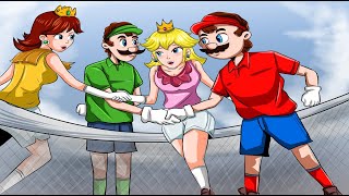Littlegq Comic Dub Mario And Princess Peach Vs Luigi And Daisy Tennis Tournament Aces