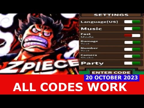 RELEASE] Z Piece Codes Wiki 2023 october, 1 WORKING CODE