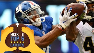 Top 5 catches (week 2) | 2016 nfl highlights