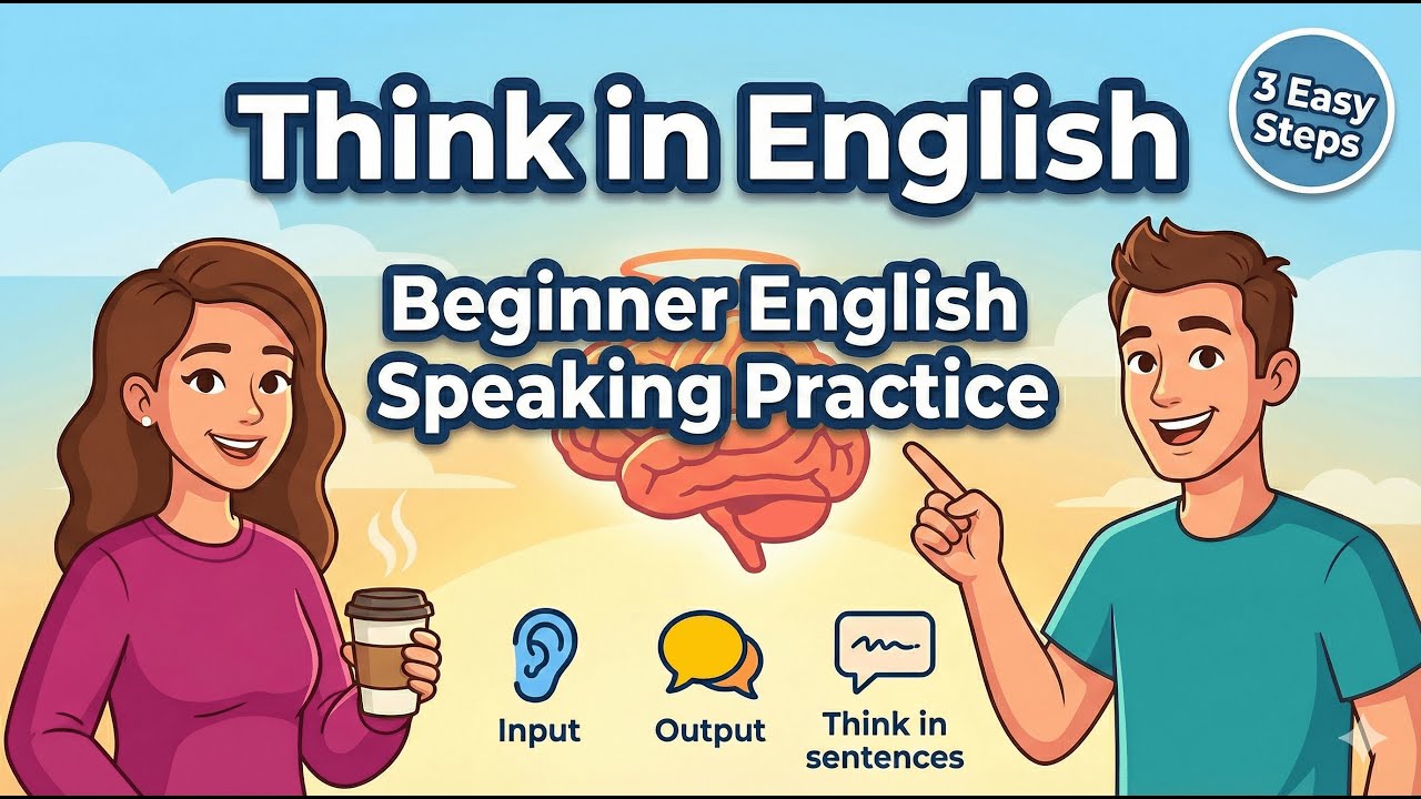 Train Your Brain to Speak English ☀️ | 3 Easy Steps to Think & Speak in English| Mr. English Academy