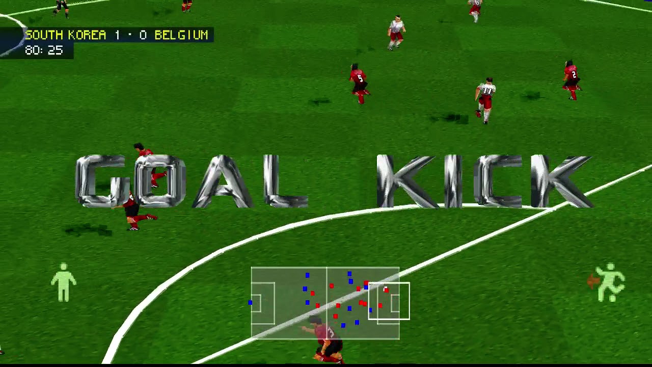 Adidas Power Soccer 98 | PS1 | Gameplay | NO COMMENTARY