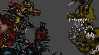 Fnaf nightmare vs nightmare Springtrap [dc2]