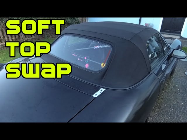 Soft Top Roof Replacement MX5 - Remove Roof and Mohair