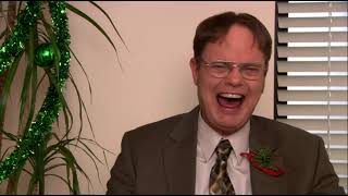 Dwight laughing hysterically