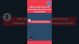 Who wrote and originally performed the song "Hallelujah,"...? #shorts #youtubeshorts #musichistory